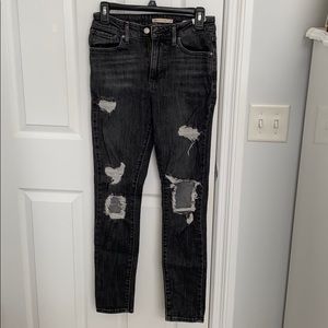 Levi’s skinny ripped jeans